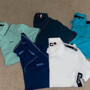 5 polo Hugo boss shirts